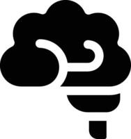 brain illustration, icon or symbol vector