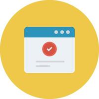 web browser illustration, icon or symbol vector