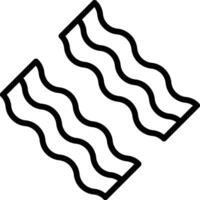 bacon illustration, icon or symbol vector