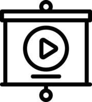 projector illustration, icon or symbol vector