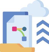 send file illustration, icon or symbol vector