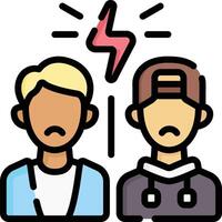 quarrel illustration, icon or symbol vector