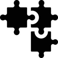 puzzle illustration, icon or symbol vector
