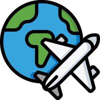 plane illustration, icon or symbol vector