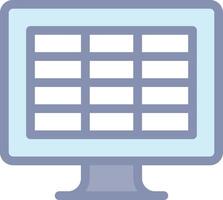 excel illustration, icon or symbol vector