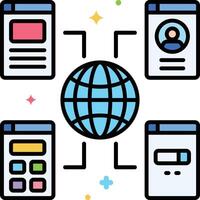 internet illustration, icon or symbol vector