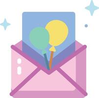 invitation illustration, icon or symbol vector
