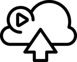 cloud computing illustration, icon or symbol vector