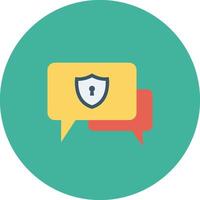 chat illustration, icon or symbol vector
