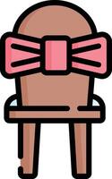 chair illustration, icon or symbol vector