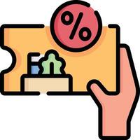 coupons illustration, icon or symbol vector