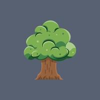 single tree in design. vector