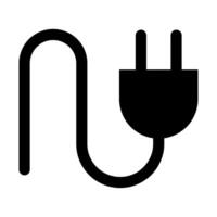 Plug in icon for graphic design, logo, web site, social media, mobile app, ui vector