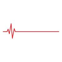 Heartbeat pulse line health medical concept for graphic design, logo, web site, social media, mobile app, ui illustration vector