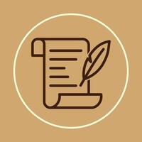 Note trendy icon subtle beautiful illustration colorful abstract artwork vector