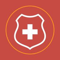 Health care trendy icon cute abstract beautiful illustration colorful artwork design vector
