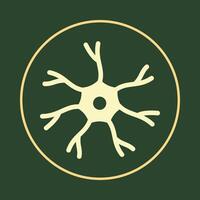 Neuron notable trendy icon beautiful abstract illustration artwork colorful design vector