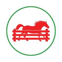 Farm house trendy icon skillful abstract illustration colorful artwork design vector