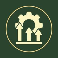 Improvement notable trendy icon beautiful abstract illustration artwork colorful design vector