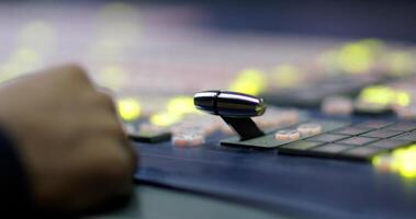 Switcher buttons in studio Production photo