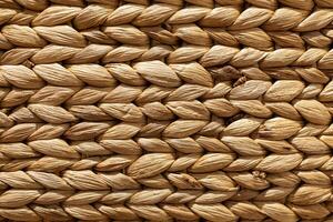Weave texture or weave pattern background in macro view. Weaves patten classic retro background for design. photo