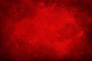 Red grunge background. Watercolor red texture background. Valentines or Christmas empty design for posters, presentations, ad banners vector