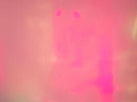 Reflected light, pastel pink and blue tones for a minimalist background. photo