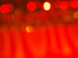 Blurred orange lights for abstract background celebrating festivals like New Year's Day or Chinese New Year. photo