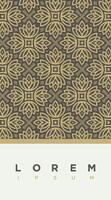 Batik floral pattern background vector