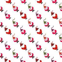 Christmas seamless pattern, Love concept. Design for wrapping paper, fabric pattern, background, card, coupons, banner, for decorated the Merry Christmas and Happy New Year. vector