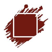 Chalk or crayon hand drawing frames set. Grunge rectangle and square shape. vector