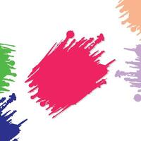 Abstract background colorful paint backgrounds isolated on white background vector