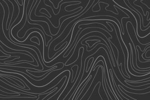 The stylized height of the topographic map contour in lines and contours. The concept of a conditional geography scheme and the terrain path. vector