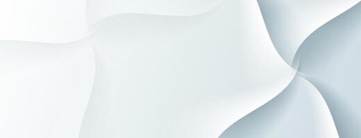 white overlapping wavy lines texture background vector