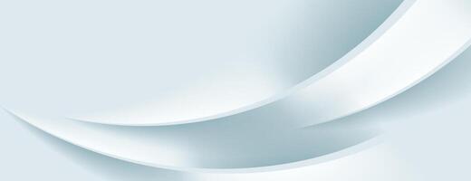 white gray 3d wavy lines texture background vector