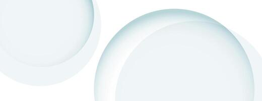 white circles abstract background for banner, website, poster, presentation. vector
