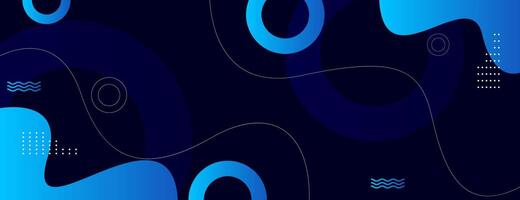 blue abstract geometric background for banner, poster, presentation. vector