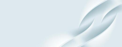 white and gray background with diagonal 3d wavy lines vector