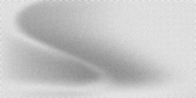 Flowing dots particles wavy pattern halftone gradient curve shape background. backdrop texture in concept of technology, science, music, modern. vector