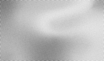 Grunge halftone gradient texture with wavy shape. Fading grit noise background. Sandy gritty wallpaper. Retro round pixelated backdrop. Black and white comic overlay. textured graphic design vector