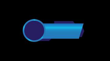 simple gaming text box animation, text banner animation, gaming banner text animation video