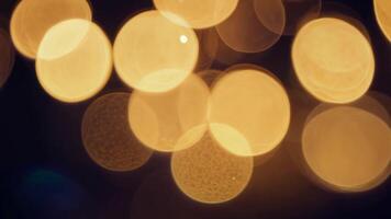 Sparkling bokeh light gradually fades Create a dreamy and joyful atmosphere. video