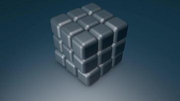 Turn a cube into a ball with a seamless loop video