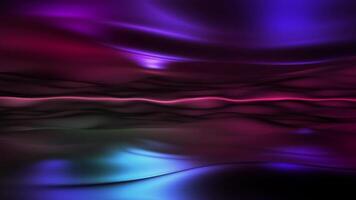 High-quality 3D animation with mountains, multi-colored wavy texture video
