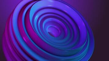 3d rendering of geometric shape from liquid plastic texture video