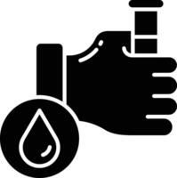 Experiment solid glyph illustration vector