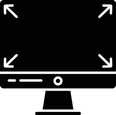 print ink drop solid glyph illustration