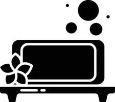 Sauna Soap solid glyph illustration vector