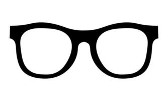 Silhouette of a glasses. vector