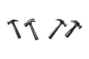Hammer silhouette design. vector